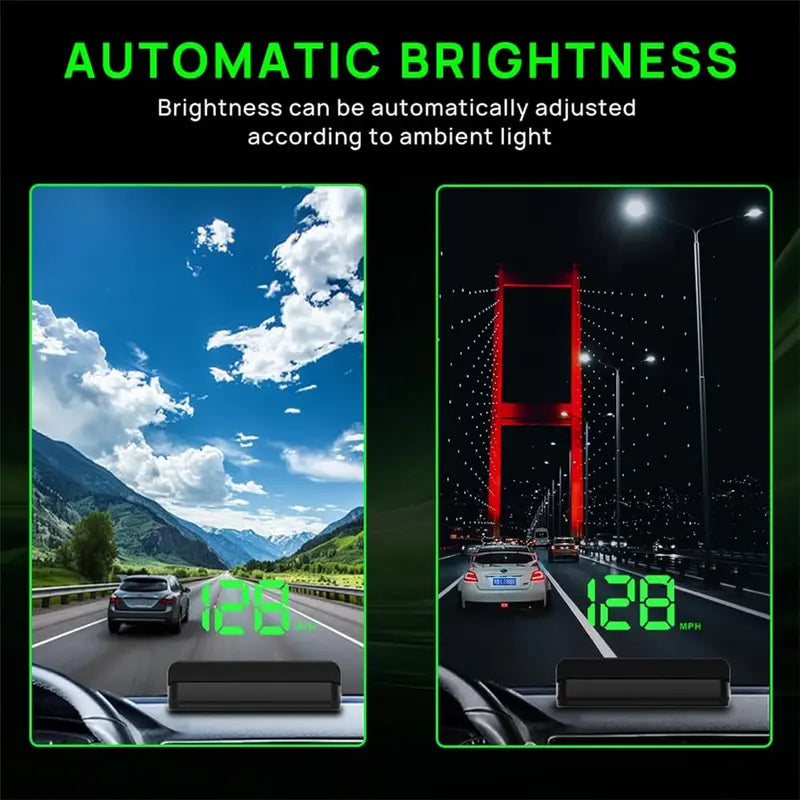✨Head up Display Car GPS Digital Speedometer🔮🚘