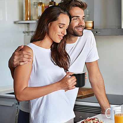 Perfect Valentine's Day Gift for Her✨Heat Sensitive Color Changing Magic Mug-Heart Shaped Handle Ceramic Coffee Cup