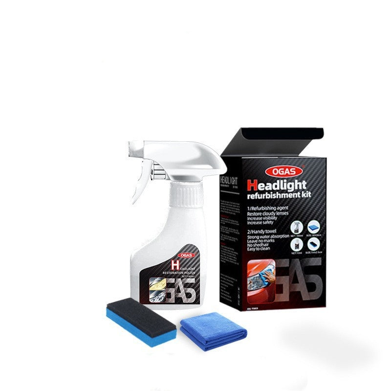 🚘 Automotive Headlamp Restoration Fluid, blurring enhanced crystalline coating refurbisher