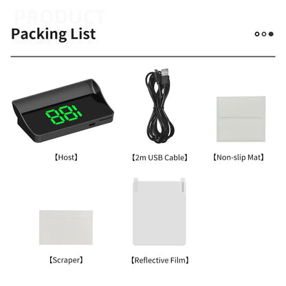 ✨Head up Display Car GPS Digital Speedometer🔮🚘