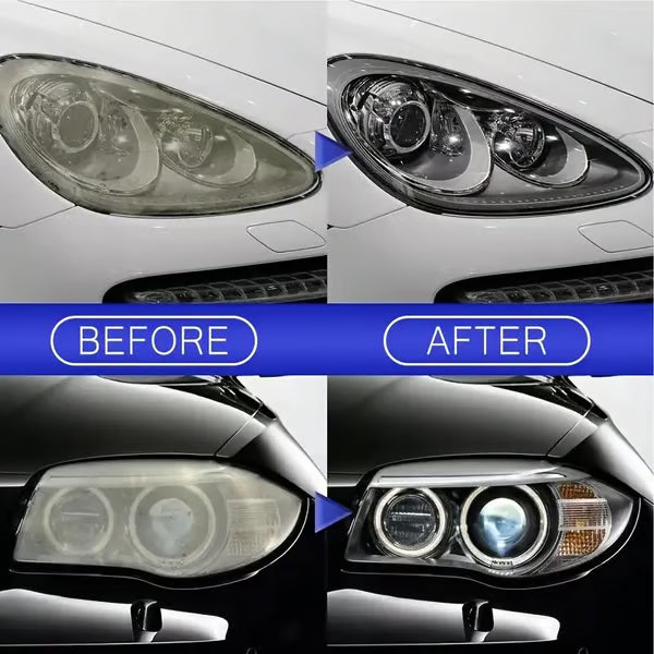 🚘 Automotive Headlamp Restoration Fluid, blurring enhanced crystalline coating refurbisher